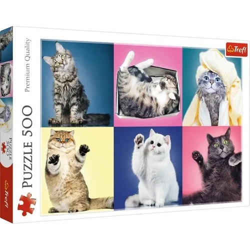 Trefl Puzzle Kittens 500 Piece Jigsaw Puzzle