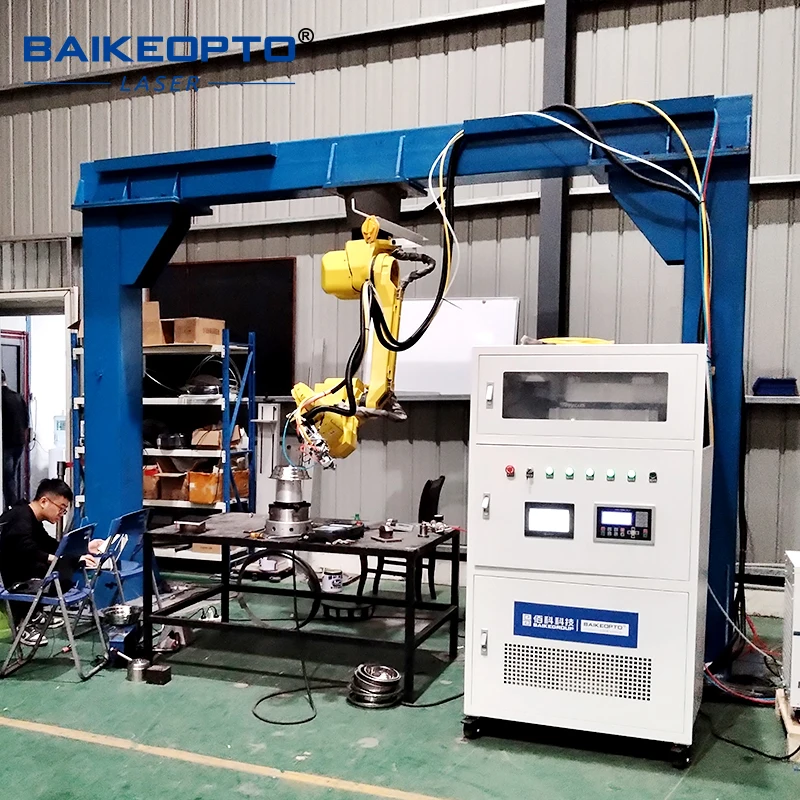 1500W de alta eficiência 3D 6 Aixs Fanuc robô cortador a laser automático 3D robô máquina de corte a laser para capacete