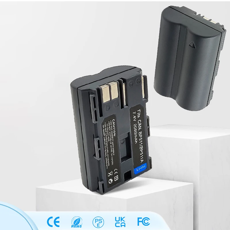 BP-511A BP511 Akumulator 2000mAh do aparatu Canon G6 G5 G3 G2 G1 EOS 300D 50D 40D 30D 20D 5D Akumulator litowy — zdjęcie produktu 6