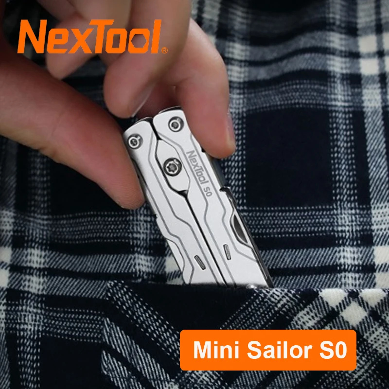 

NexTool 8 в 1, мини-матросские ножницы S0, портативный брелок, многофункциональный инструмент, отвертка, карманный складной EDC, многофункциональный инструмент для путешествий