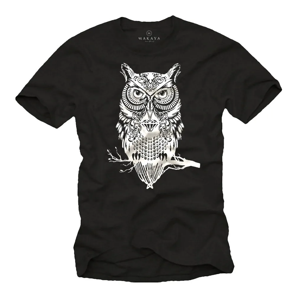 Swag Owl T Shirt Black S Xxxxxl