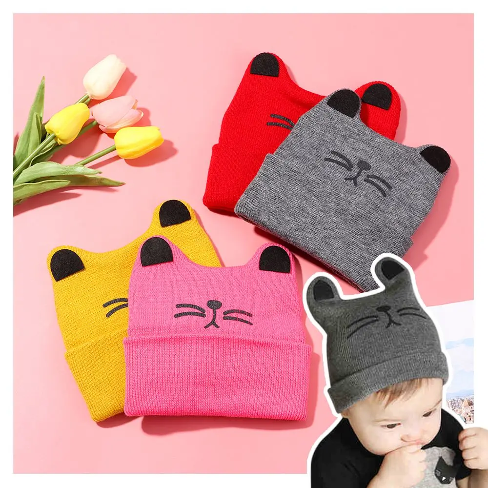 Children's Accessories Baby Boy Girl Ladies Cap Gifts Autumn Winter Warmer Bonnet Beanie Cap Baby Hat Knitted Hat