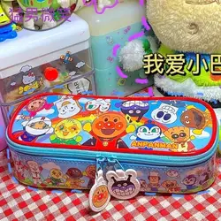 Anpanman Baikinman Pencil Case Children Cartoon Learning Stationery Student Large Capacity Pencil Case Children Birthday Gift