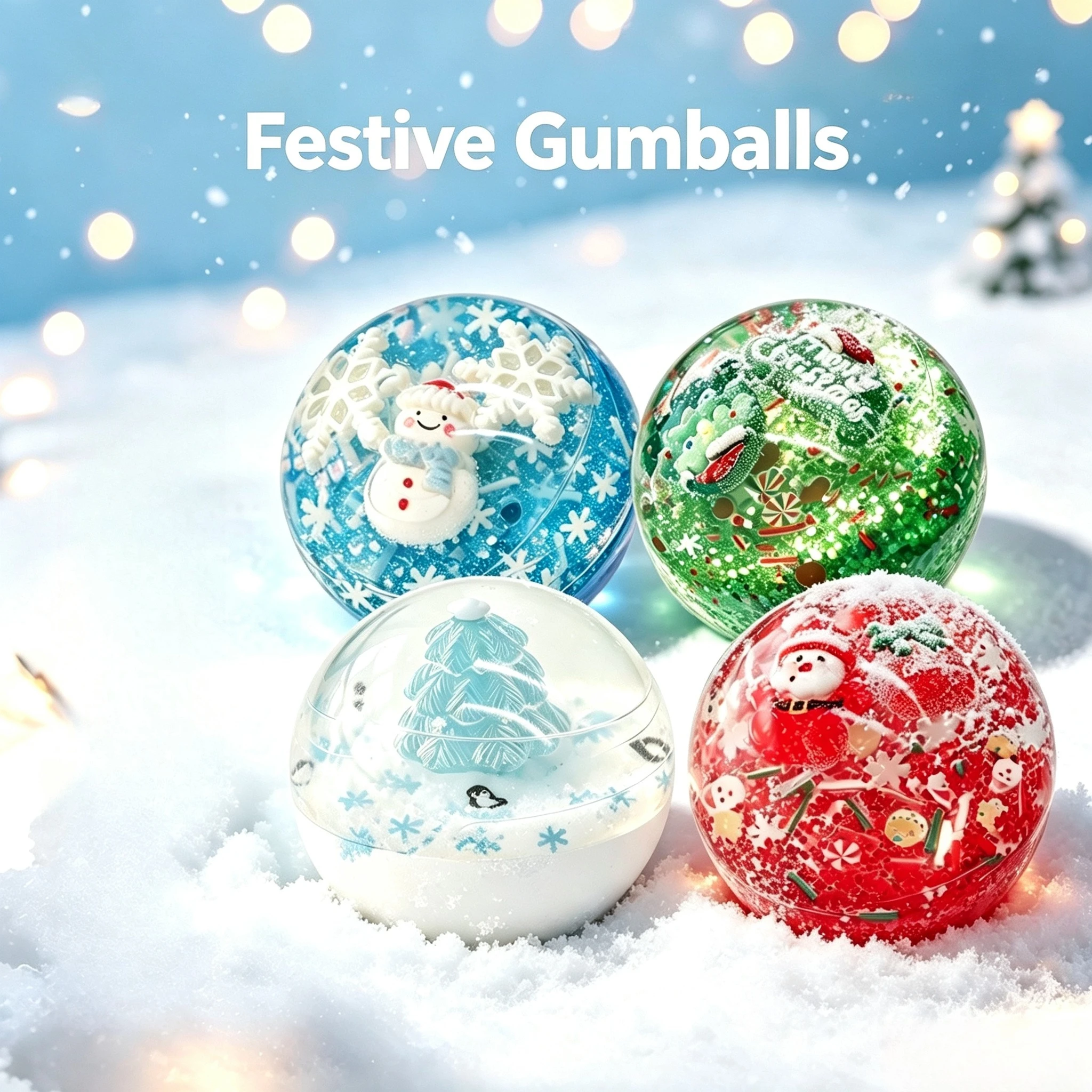 Christmas Handmade Squishy Ball Fidget Toy Slow Rebound Stress Relief Squeeze Ball Xmas Favor Decor Kids Adult Christmas Gifts