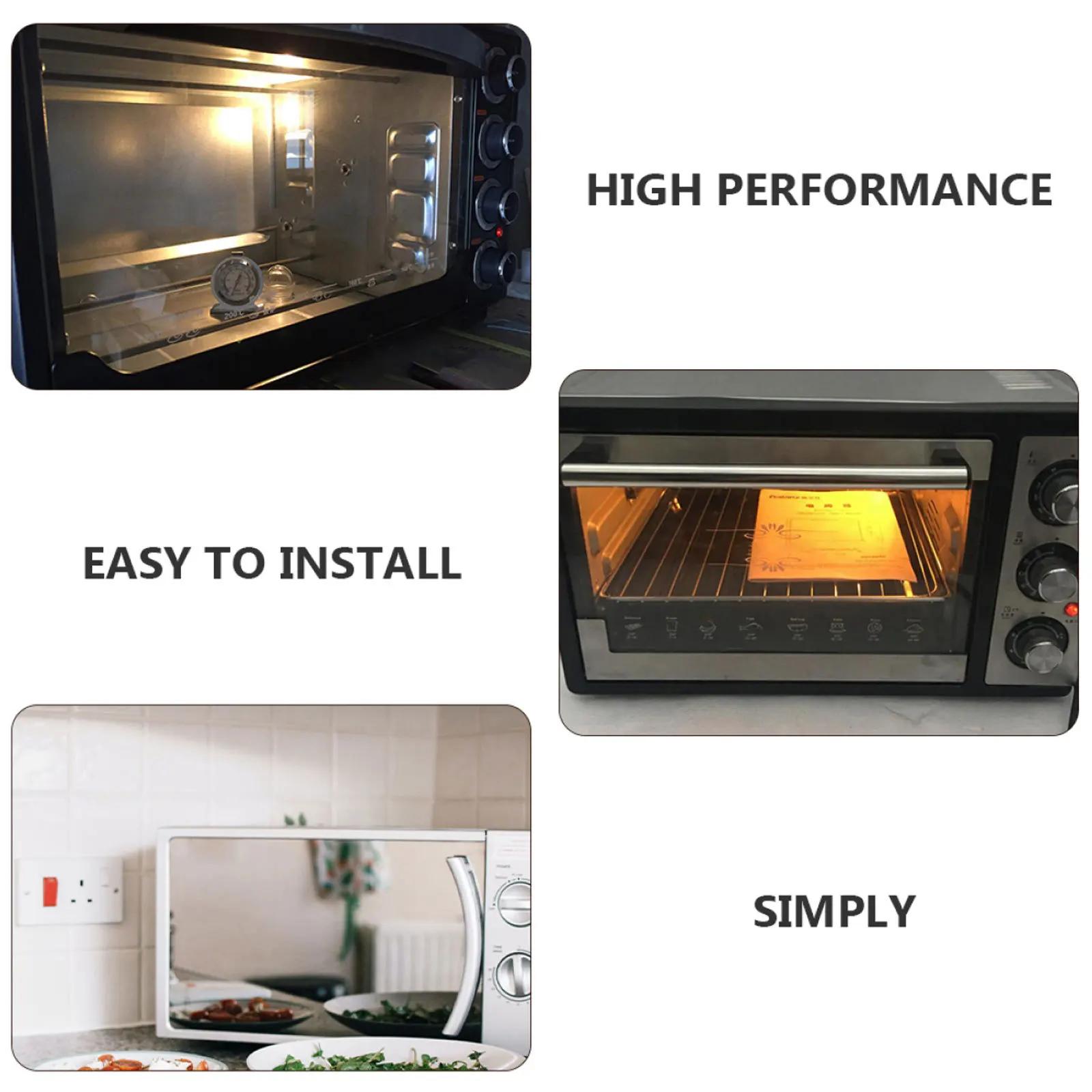 

4Pcs Oven LED Light Bulb E14 Heat Resistant Appliance Light for Microwave Oven Glass Bulbs Heat-Resistant Bulb