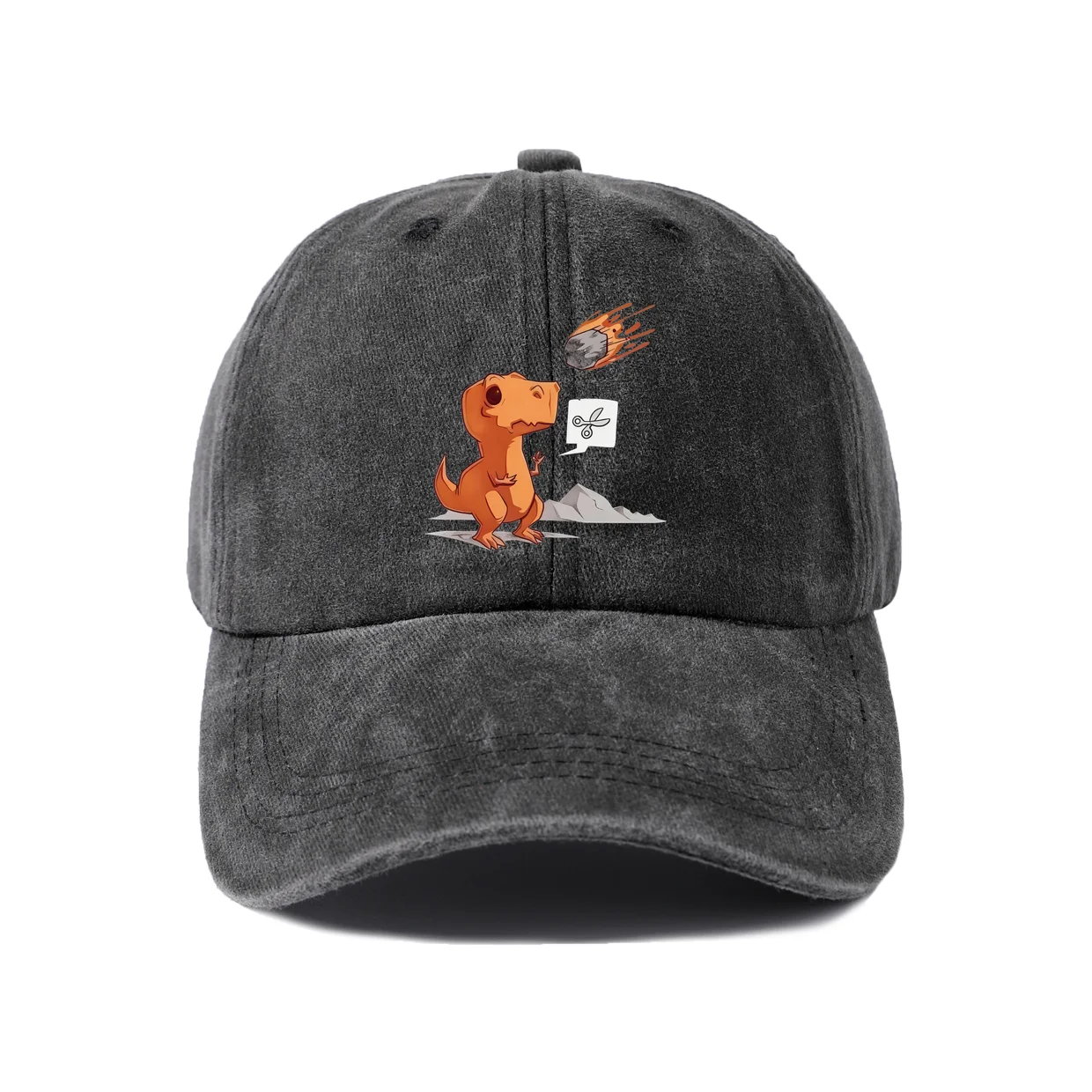 Squirrel with Letter E Vintage Washed Baseball Cap, Adjustable Unisex Dad Hat, Everyday Gift