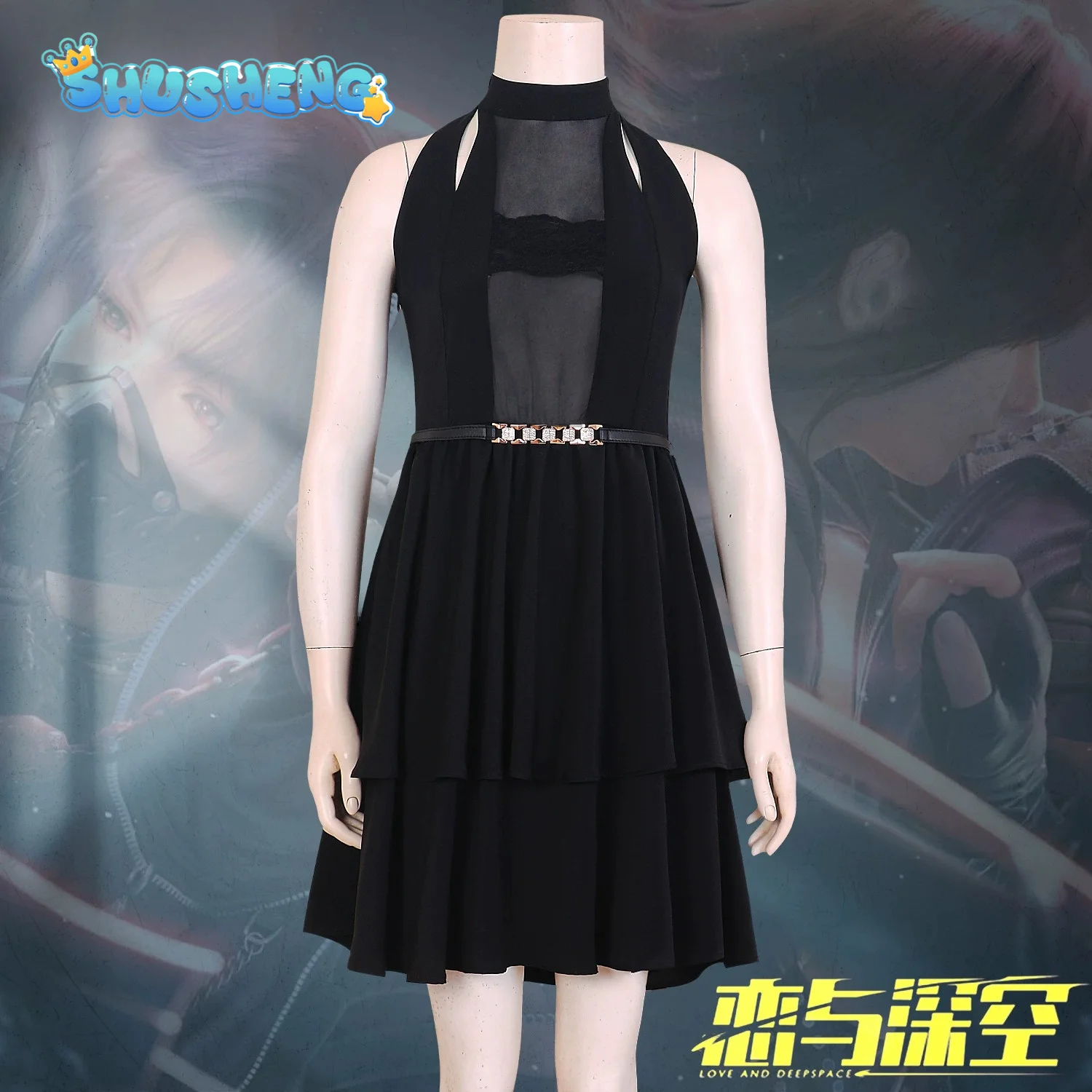costume-de-cosplay-mc-hunter-love-and-deepspace-robe-formelle-noire-misty-night-tenue-pour-femme-rafayel-xavier-zayne-game-cos