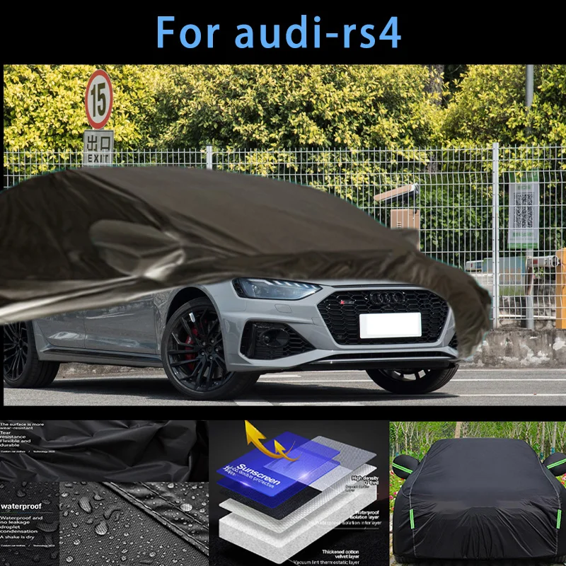 

For audi-rs4 Outdoor Protection Full Car Covers Snow Cover Sunshade Waterproof Dustproof Exterior Car accessories