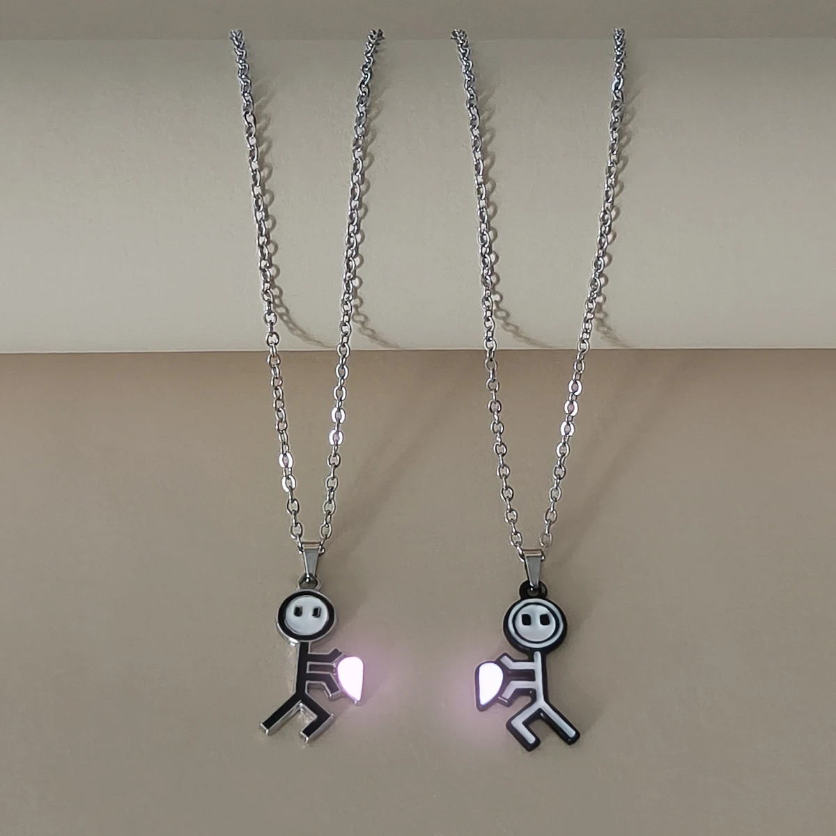 Unisex Adult Fashion Couples Necklace Customizable Jewelry Personalized Accessory