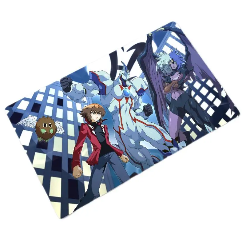 600*350*2mm DIY YU-GI-OH Playmat Black Back Custom Print Playmat, Board Games Cards Playing Card Games Table Pad Tarot MAT