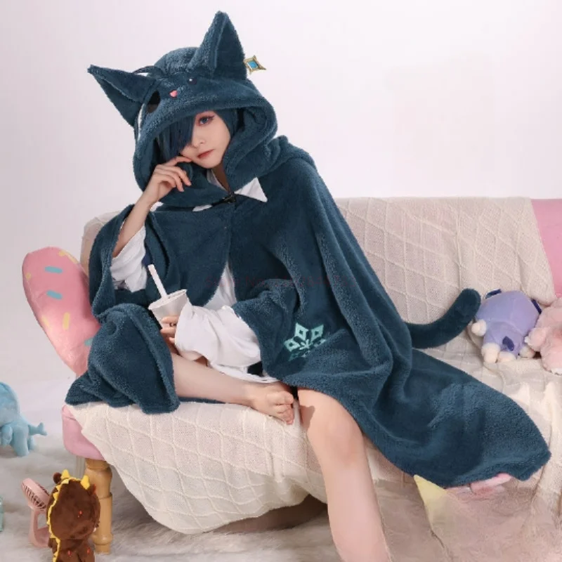 2024 Anime Figure Genshin Impact Plush Toys Kaedehara Kazuha Flannel Blanket Plushie Pajamas Soft Sofa Blanket Children Hallowee