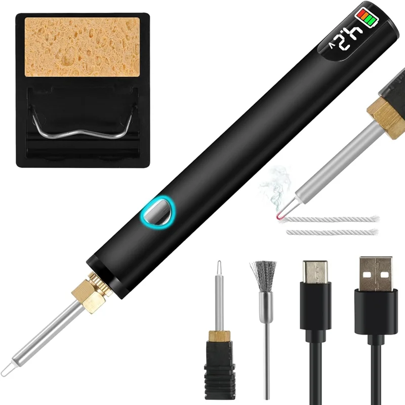 24-Hour Delivery Rechargeable Thread Burner Kit For Jewelry Making,Digital Thread Zapper Tool,Leather Craft,Sewing,Weaving & Str