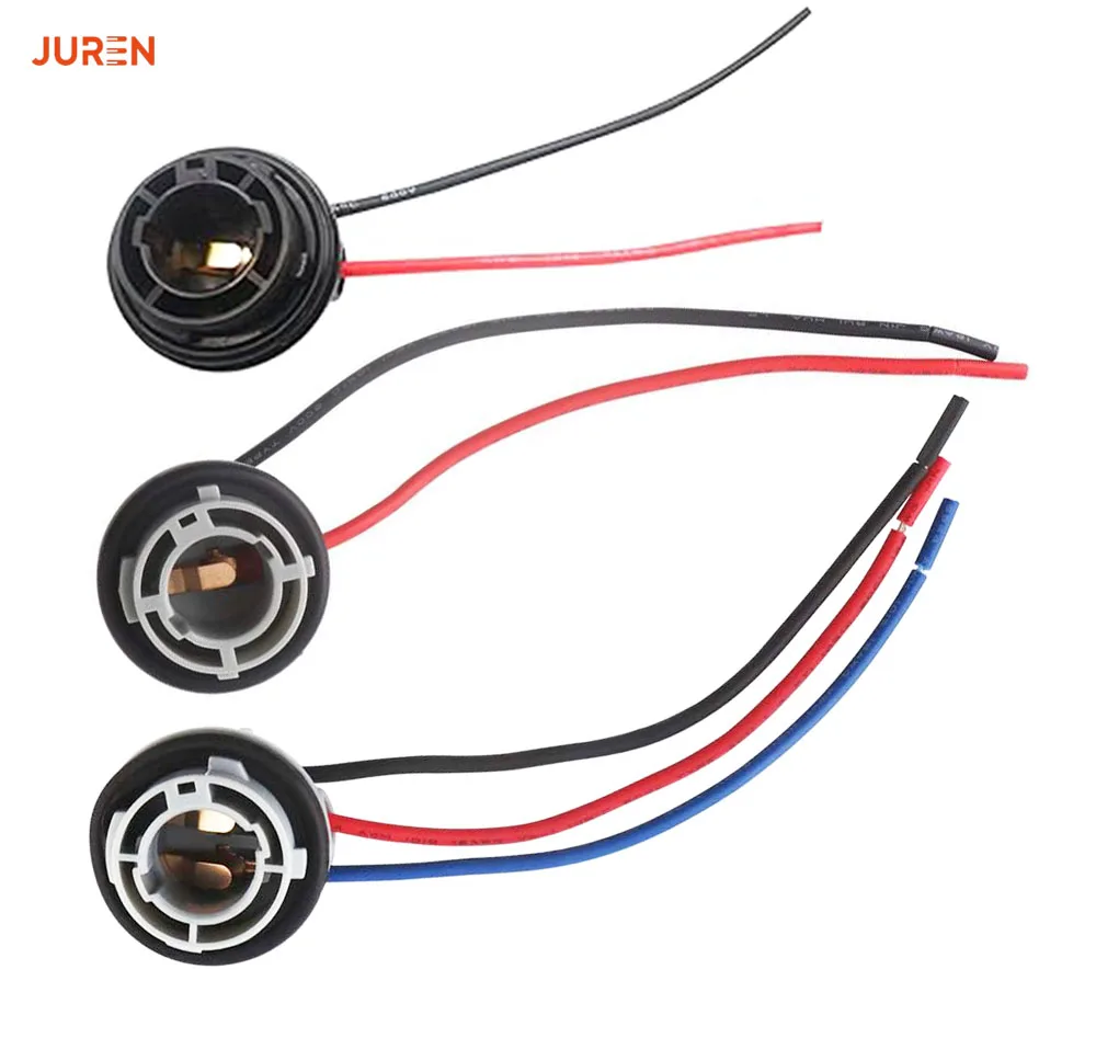 

1pcs 1156 BA15S BAU15S 1157 BAY15D Lamp Holder Bulbs PY21W P21W Adapter Base Socket Connector For Turn Signal Light