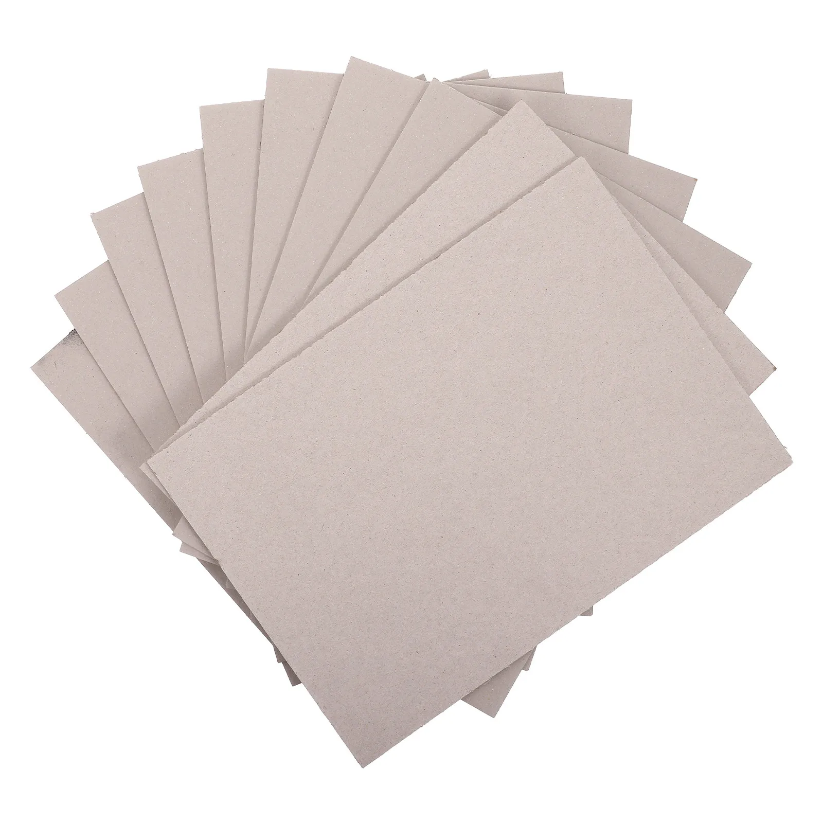 10Pcs Gray Board Thickened Double Sided DIY Paperboard for Kids Handcraft Drawing Cutting Kindergarten Craft Material