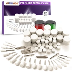 Polishing Buffing Wheel Compatible with Dremel Rotary Tool, 82Pcs Polishing Wheel for Rotary Tool Drill Polishing Kit