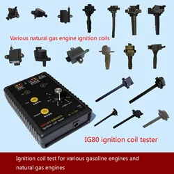 Car Ignition Coil Detector Tester 12-24V Natural Gas Gasoline Ignition Coil Tester Ignition Diagnostic Equipment Car Repair Tool