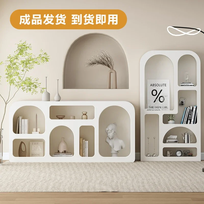 

AALiving Room Storage Rack Floor Display Cabinet Small Arched Cabinet