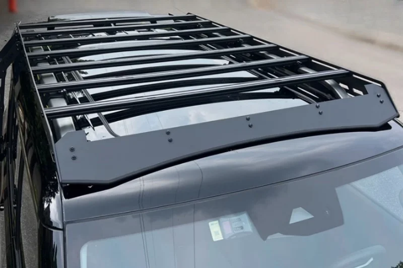 Car Roof Luggage Rack Frame Fit for JETOUR Traveler T2 Modified Aluminum Alloy Modular Platform Side Ladder Exterior Accessories