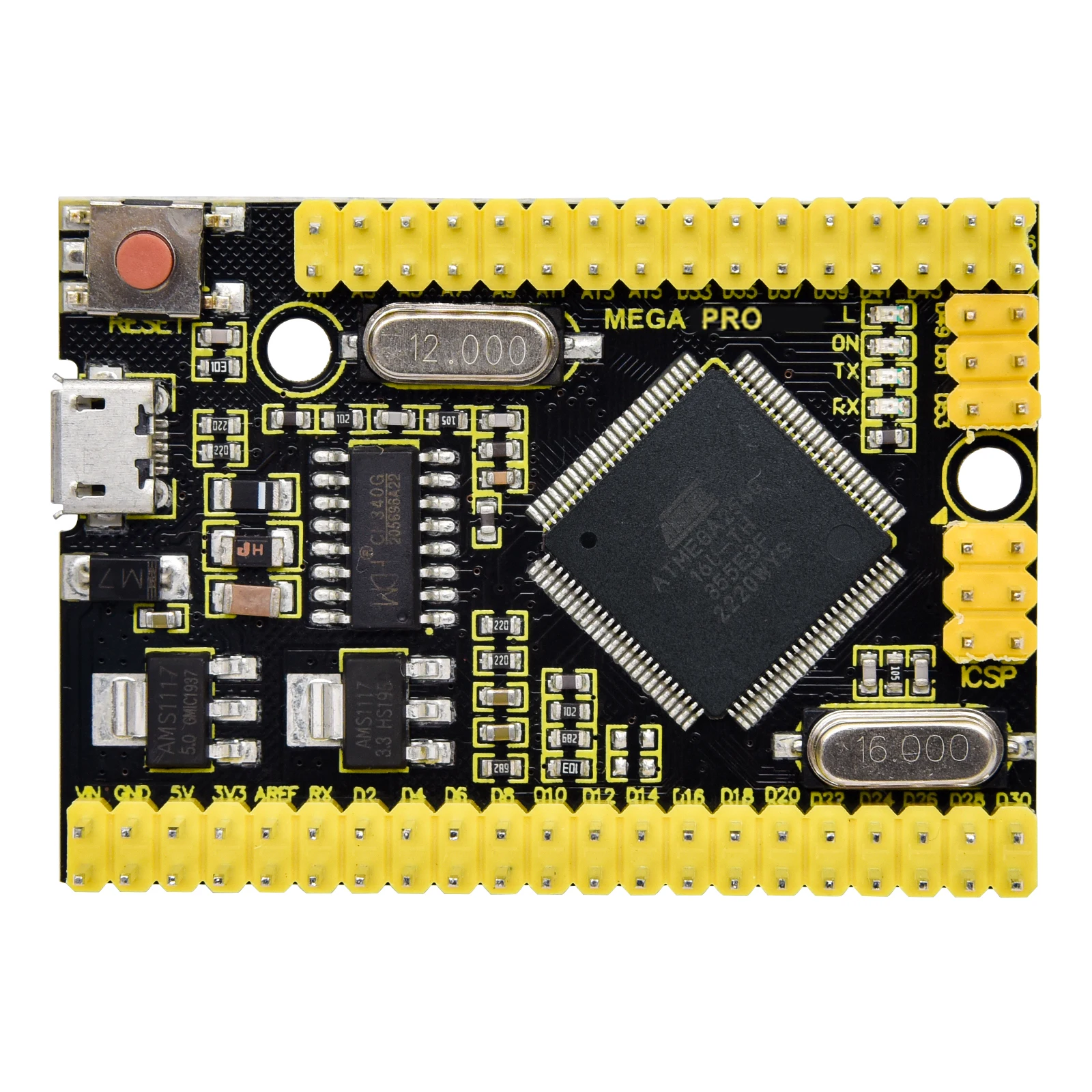 Keyestudio ATMEGA2560-16AU MEGA PRO 2560 Controller Board CH340G Chip For Arduino Mega DIY Projects