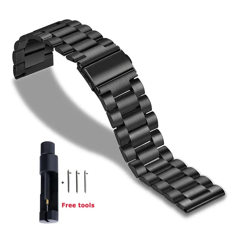 14 16 18 20 22 24 mm Schnellverschluss-Uhrenarmband aus Edelstahl und Milanese-Uhrenarmband als Ersatz für universelles wasserdichtes Uhrenarmband