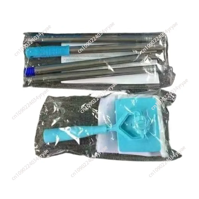 Skirting Board Cleaner with Extendable Handle | Reusable Pads for Wet/Dry Cleaning, Bathroom/Kitchen Baseboard Mop