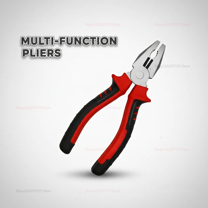 Heavy Duty Electric Wire Pliers Multi Functional Wire Cutter Cable Stripping Twisting Gripping Tool Industrial Electrician Hand