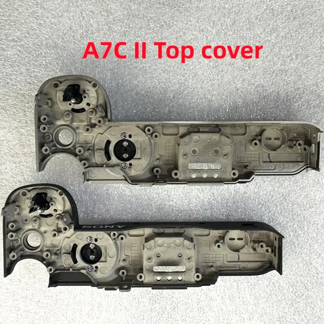 New Original Body Top Cover Shell for Sony A7C2 A7C II Top Shell with Mode Dial and ON/OFF Button Camera Repair Parts