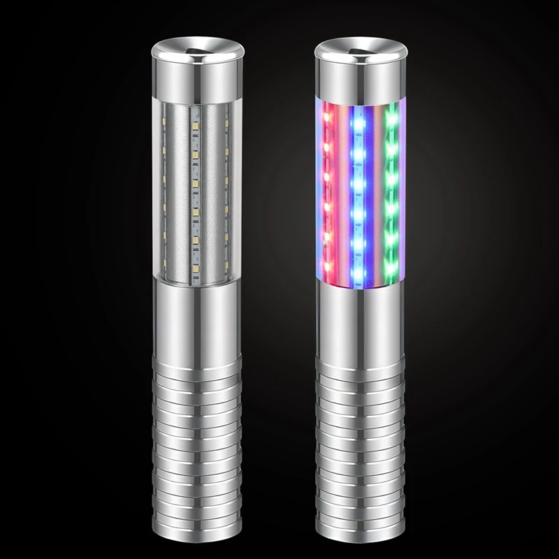 AAAN-2 шт. RGB светодиодный стробоскоп, бутылка для обслуживания бенгальских огней, многоразовая бутылка для шампанского, портативная для клубной сцены, вилка стандарта США