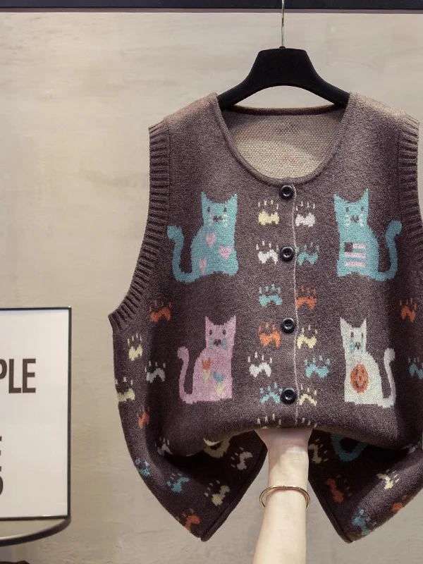 2025, neue Strickweste mit Sle-Muster für Damen, lockere Passform, Svel-runde, offene Strickjacke, trendiges Lagenoberteil