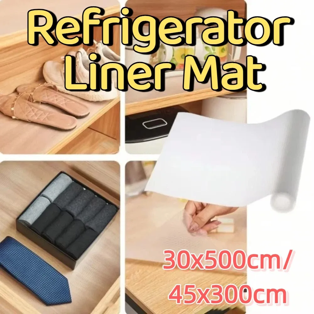 

EVA Waterproof Refrigerator Liner Mat Cuttable Oilproof Cabinet Drawer Placemat Heat-insulat Antifouling Table Drawer Mats