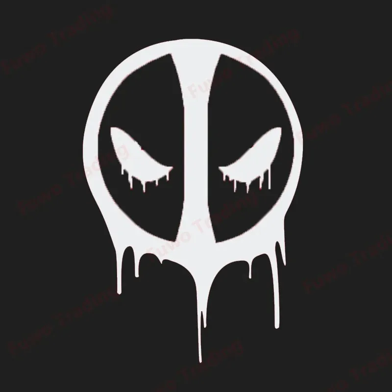 Creative Car Stickers Cute Deadpool on Unicorn Torn Metal Bumper Window Motorcycle Laptop Camper Helmet 3D Decal Waterproof PVC