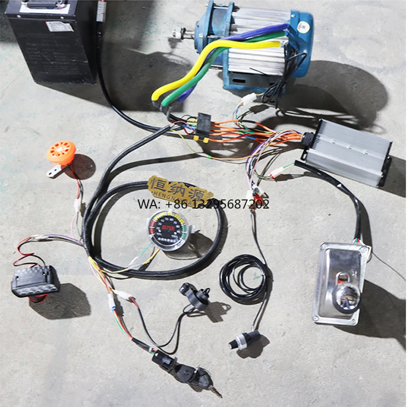 

60-72V 1800W Permanent Magnet DC Brushless Motor Controller Kit with IP54 Protection and 750RPM for Fan & Modified Equipment