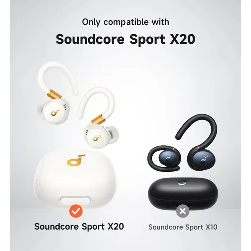 Imagen 2 del producto Funda SURITCH para Soundcore Sport X20 a prueba de golpes con mosquetón y kit de limpieza