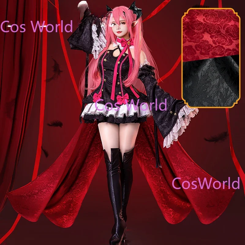 IN STOCK Krul Tepes Cosplay Costume Anime Seraph Of The End Cosplay DokiDoki-R Owari no Seraph Krul Tepes Costume Shoes