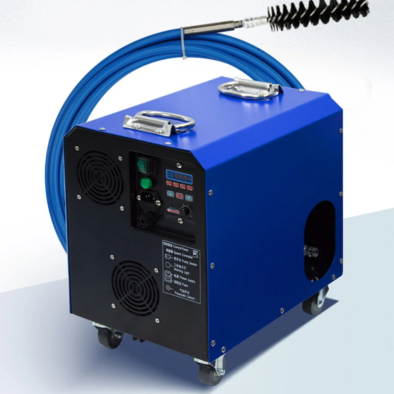 Central air conditioning cleaning and blasting machine condenser pipe self-priming blasting high-pressure all-in-one machine
