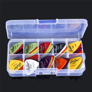 50 PCS/SET ELECTRIC GUITAR PALLET ACUSTIC MUSIC PALHETS 0.58/0.71/0.81/0.96/1.20/1.50mm Gyh guitar accessories thickness 11 Main Sales Pena - №6