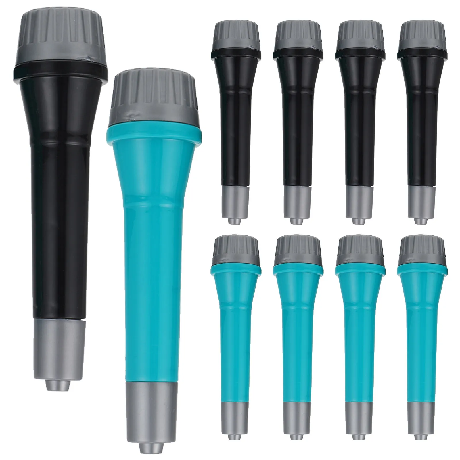 10Pcs Simulated Microphone Props High Quality Kids Birthday Party Fun Singing Educational Microphones Fake Microphone