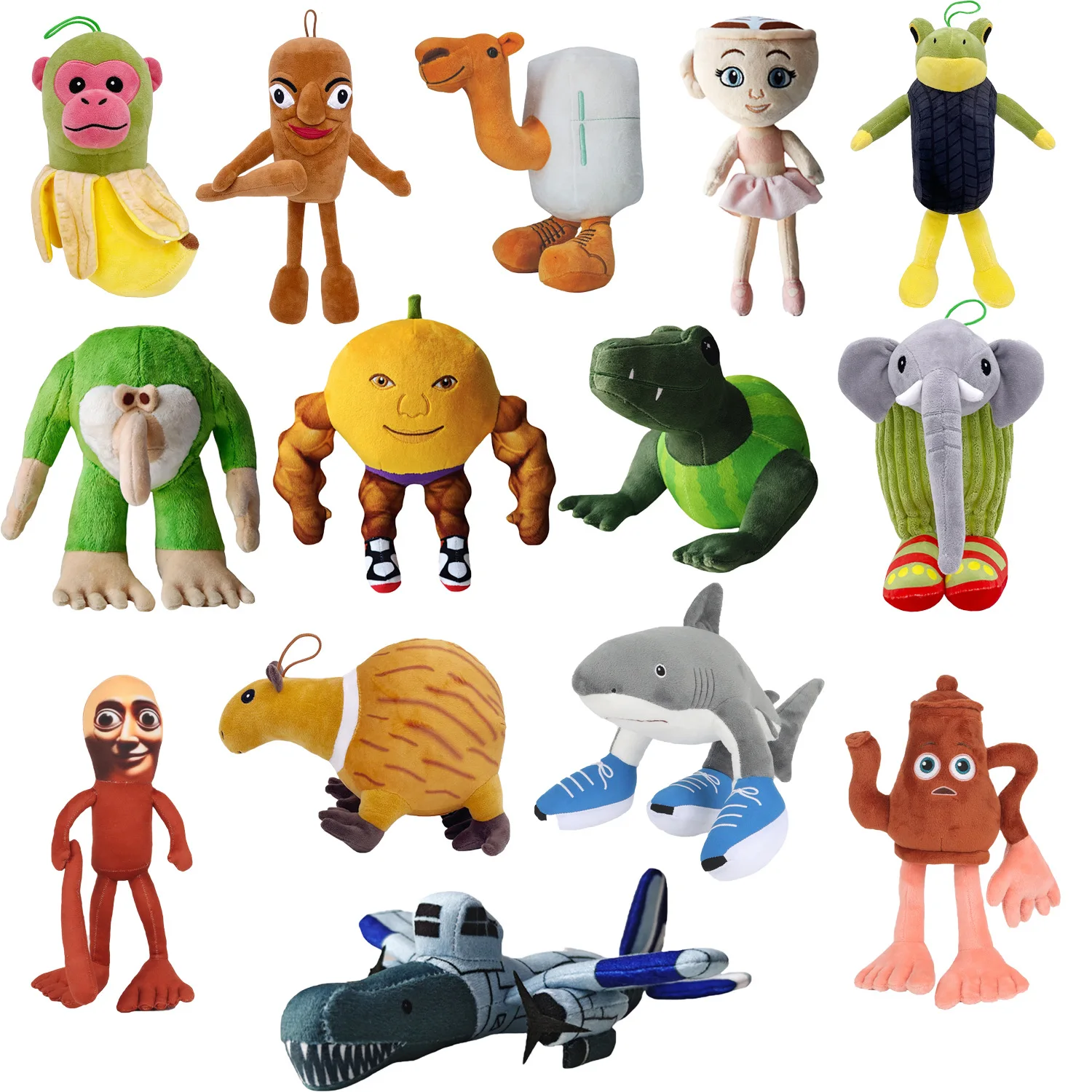 

New Tung Tung Tung Sahur Plush Toys Cute Soft Stuffed Cushion Cartoon Anime AI Dolls For Kid Birthday Christmas Gift