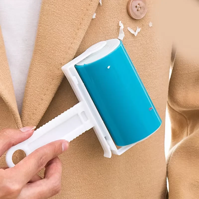 Roller Hair Sticker Device Portable Washable Sticky Clothes Hair Duster Mini Foldable Sticky Lint Brush image 4