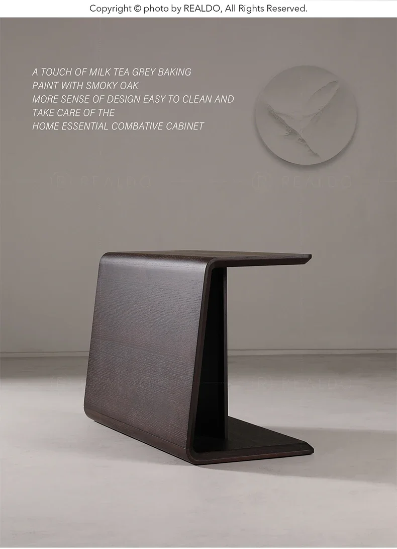 

B6 l Small coffee table, sofa side cabinet, square table, mini Italian light luxury minimalist side cabinet