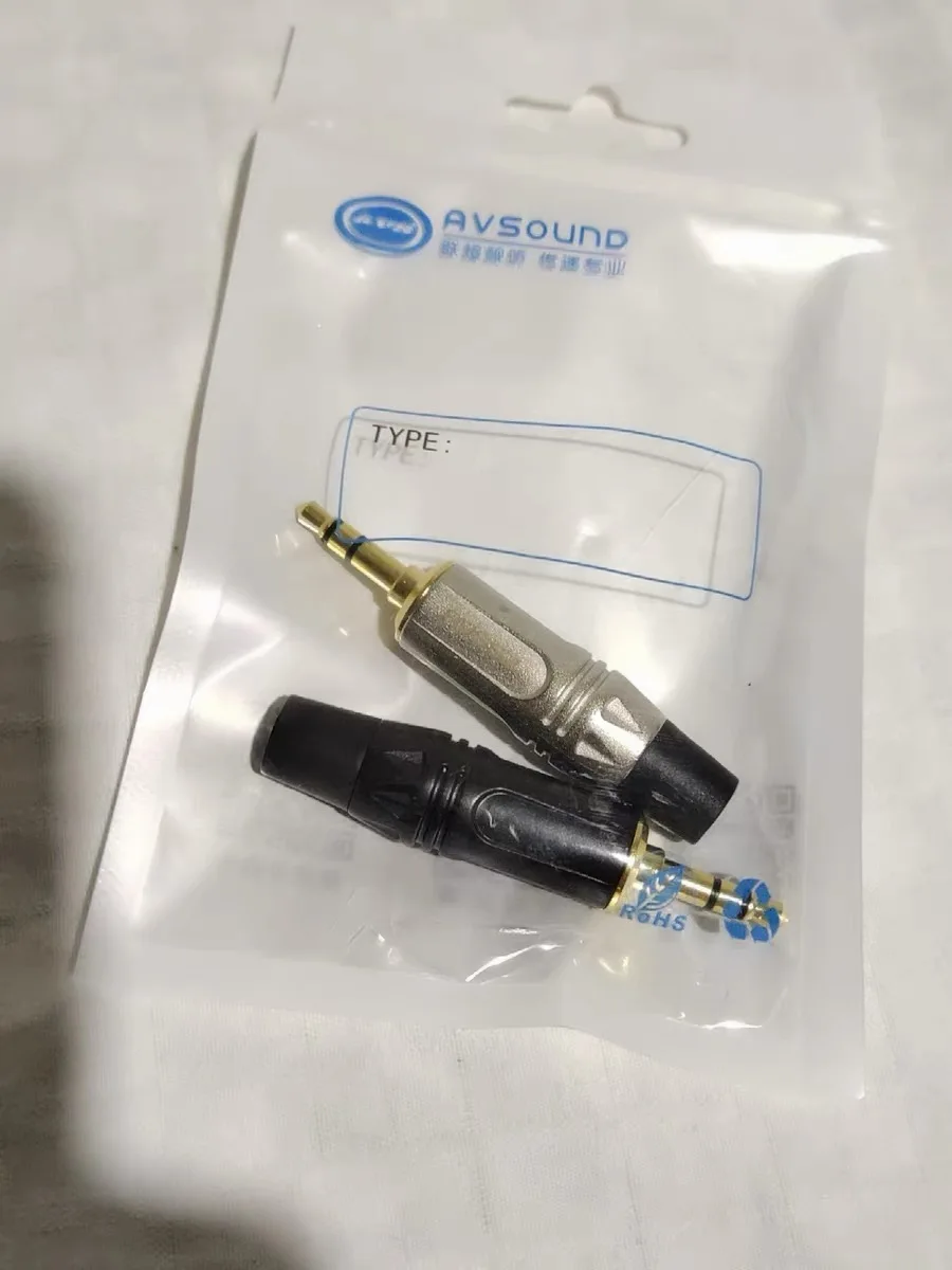 3 Pole Male /Female 3.5mm Headphone Plug Audio Amplifier Dual Channel Audio Head  Phone Computer Port Connector