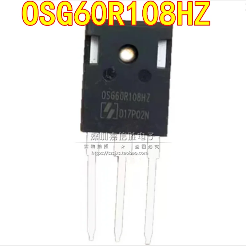 Transistor de efecto de campo MOS, 5 piezas, OSG60R108HZ TO-247, 600V, 30A, nuevo