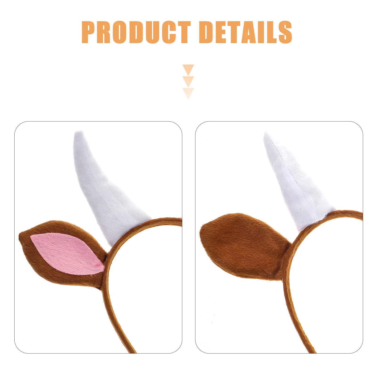 สัตว์Headbandเด็กHeadwearการ์ตูนยืดหูอุปกรณ์เสริมผมเครื่องแต่งกายเล่นPhoto Propของขวัญสนุกเด็ก