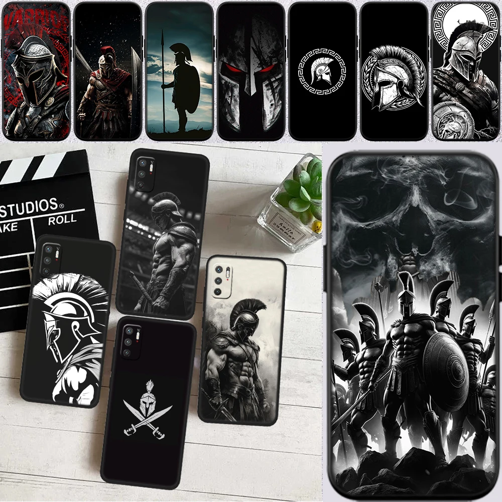 Spartan Warrior Phone Case for Samsung Galaxy S20 S21 S22 Ultra FE Plus A21S A22 A24 A25 A26 A30 A30S A31