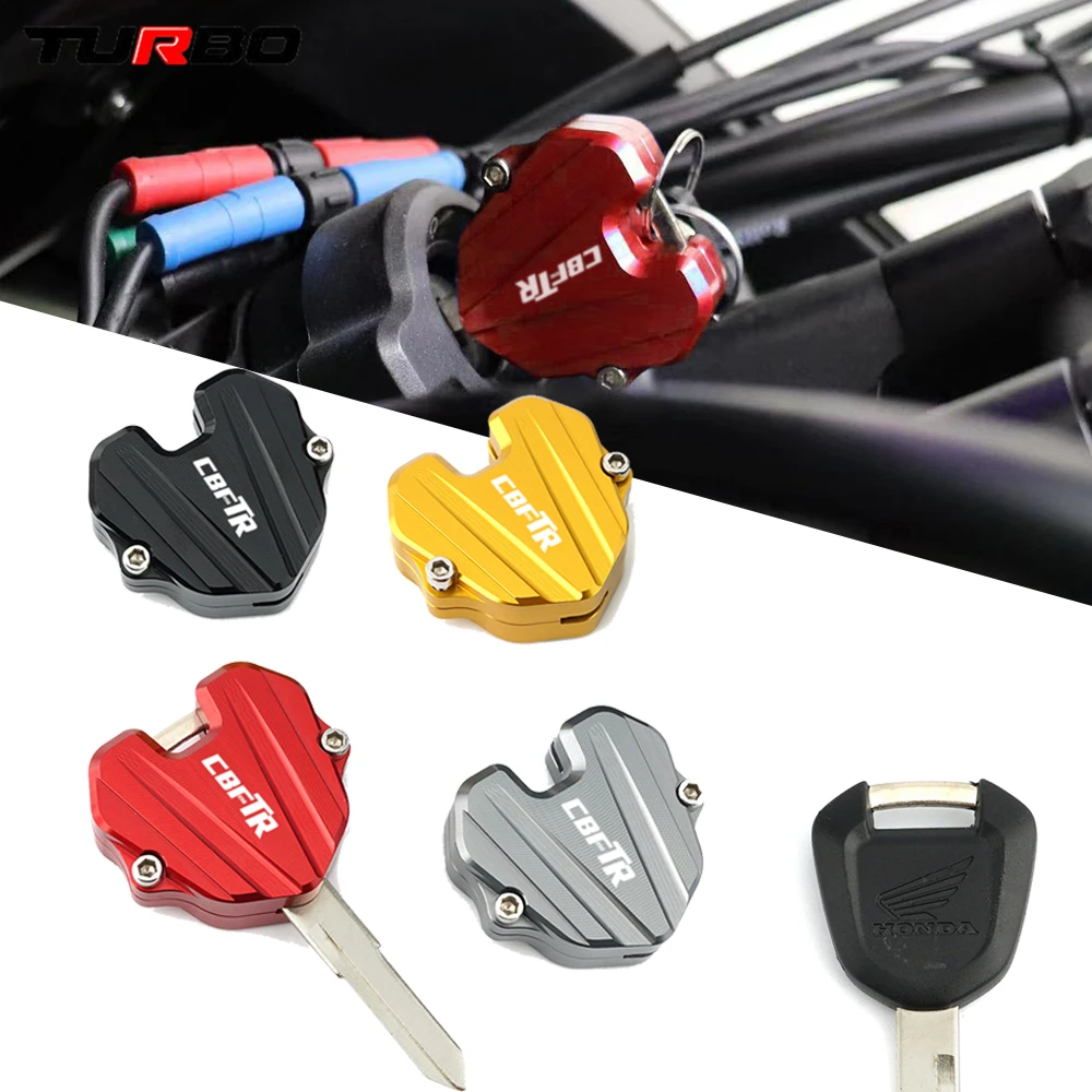 For HONDA CBF190TR CBF190R CBF TR Motorcycle Accessories CNC Aluminum Key Case Key Cover Key Shell