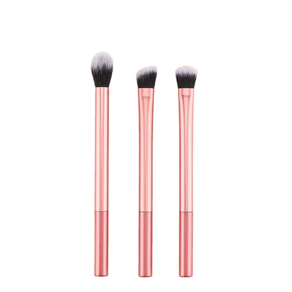 New Three Color Flawless Base Makeup Brush Set Concealer Eye Shadow Powder Blusher Halo Dye Makeup Brush Beginner Brush Set