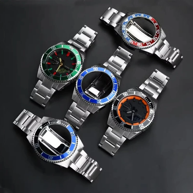 Modified GA-2100 Case Stainless Steel Case Strap Suitable for Casio G-SHOCK GA-B2100 GA-2100/2110 Replacement Parts Men's