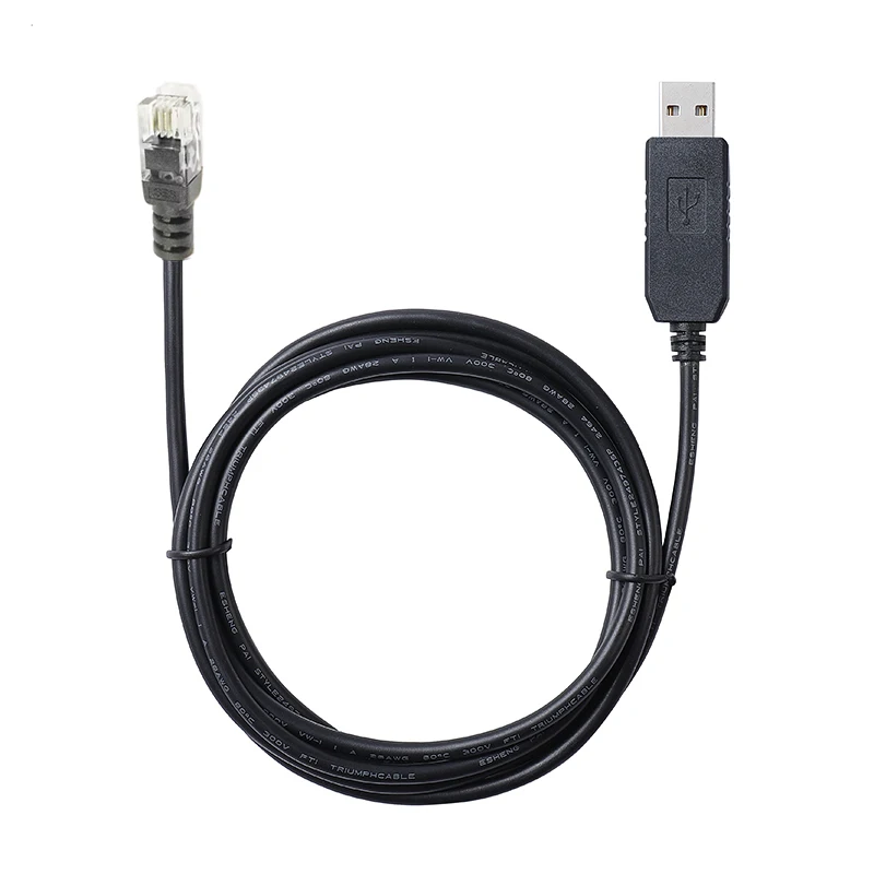 FTDI Ioptron 4P4C RJ9 to USB RS232 serial cable for Ioptron IEQ30 Pro IEQ45 Pro CEM60 Firmware Upgrade and Mount PC Control.