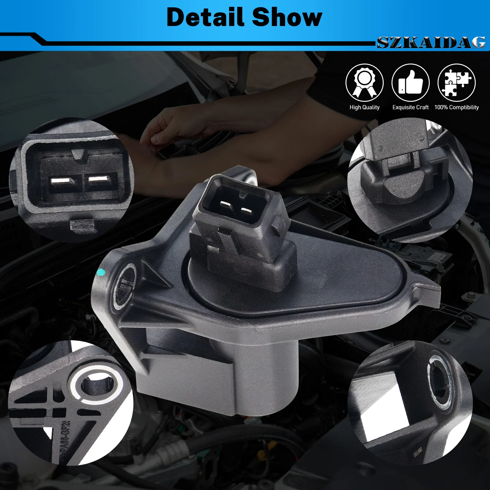 Crankshaft Position Sensor for Ford Explorer Mustang Ranger Mountaineer Mazda 1F8267082 96TF6C315AA PC250