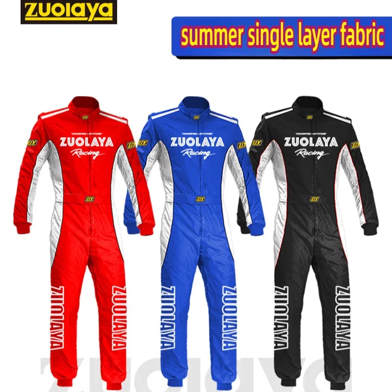 Customized LOGO Waterproof F1 Racing Suit Kart Jumpsuit Racing Suits ATV Training Suit Off-road One-piece Racing Jackets